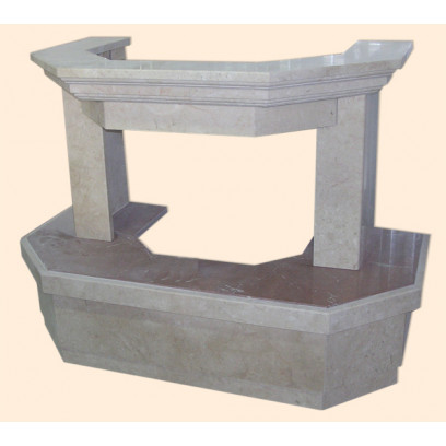 Келано мраморный каминный портал для фронтальной установки